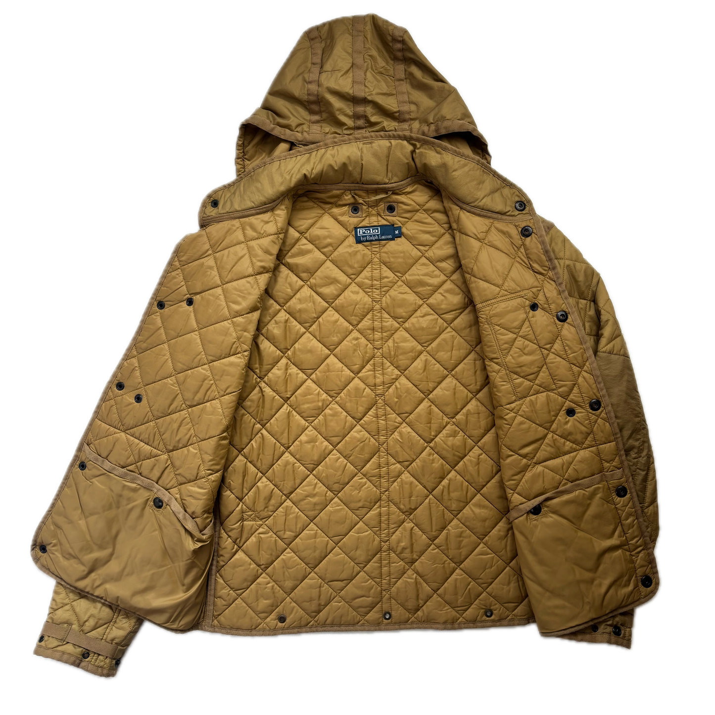 2 in 1 Tan Utility Jacket with Quilted Liner - M