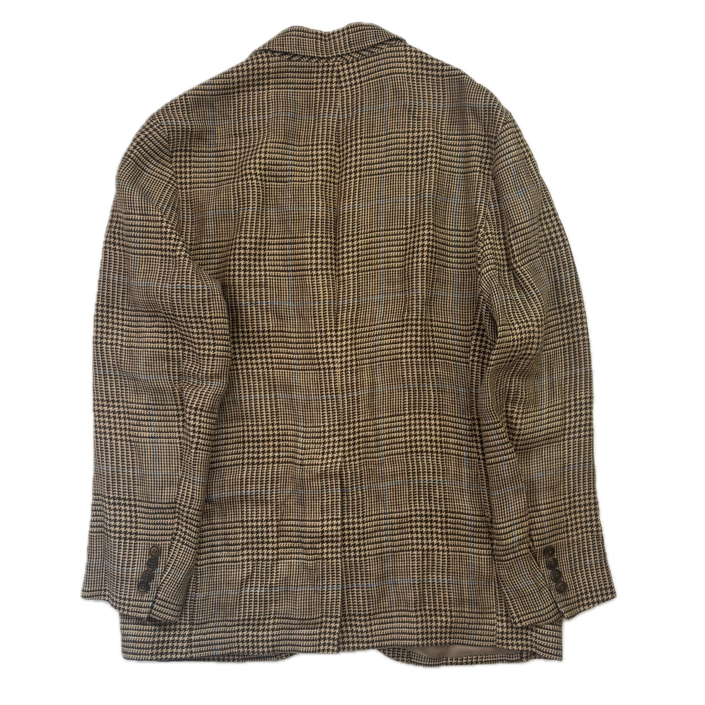 Prince Of Wales Check Suit Blazer Glen Plaid (Linen) - 40R