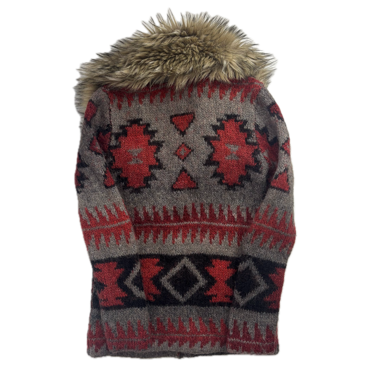 Denim & Supply Aztec Fur Cardigan (Wool) - S