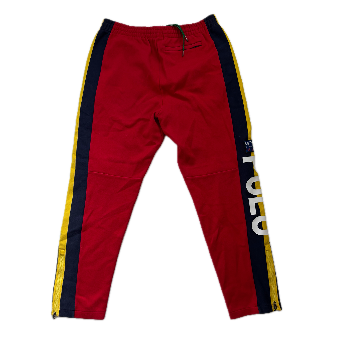 Polo Hi-Tech Red Joggers Track Pants Retro - L