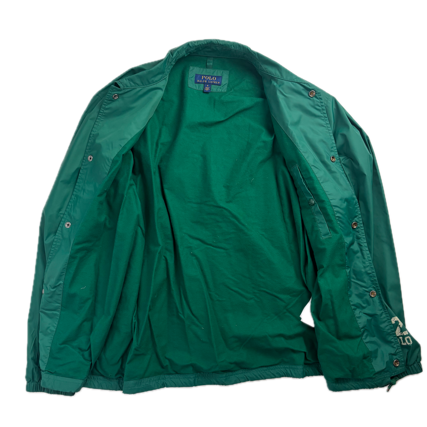 Green Polo Boosters Coach Jacket - M