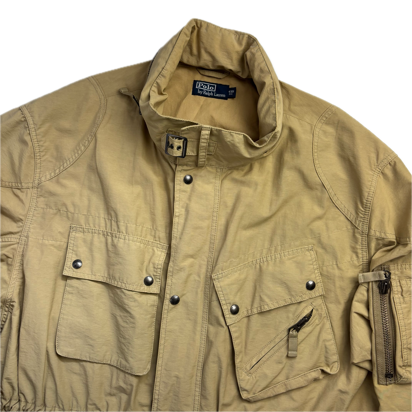 Polo Ralph Lauren Beige Utility Jacket - 4XB Big