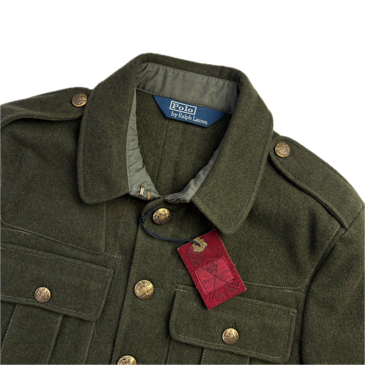 Polo Ralph Lauren Green British Army Service Dress Jacket - L