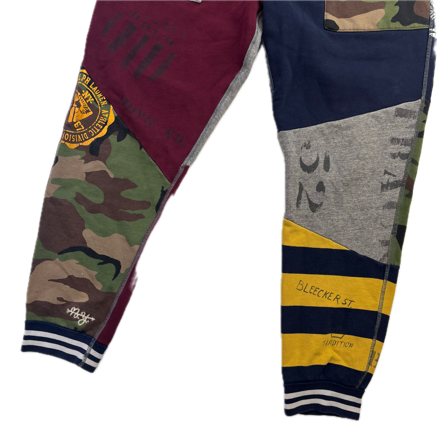 Polo Ralph Lauren Varsity Patchwork Joggers Track Pants - L