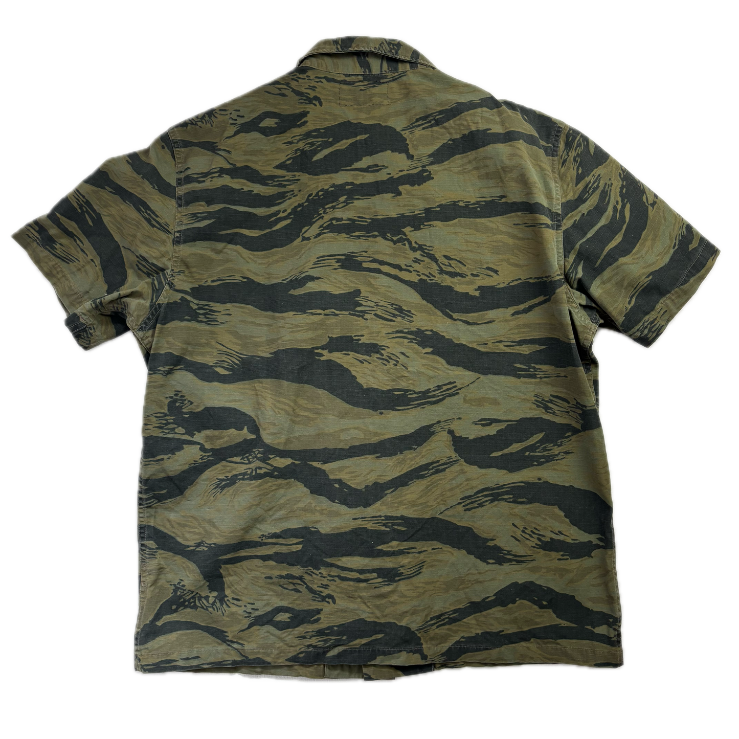 RRL Ralph Lauren Ripstop Tiger Camo Safari Shirt - L