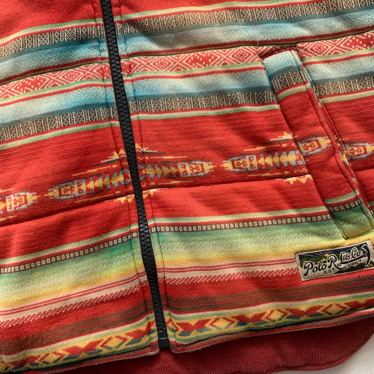 Serape Aztec Body Warmer Gilet Vest Southwestern - M