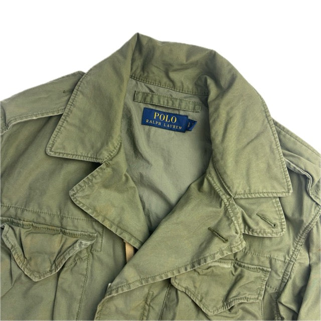 Green Army Military Parka - S