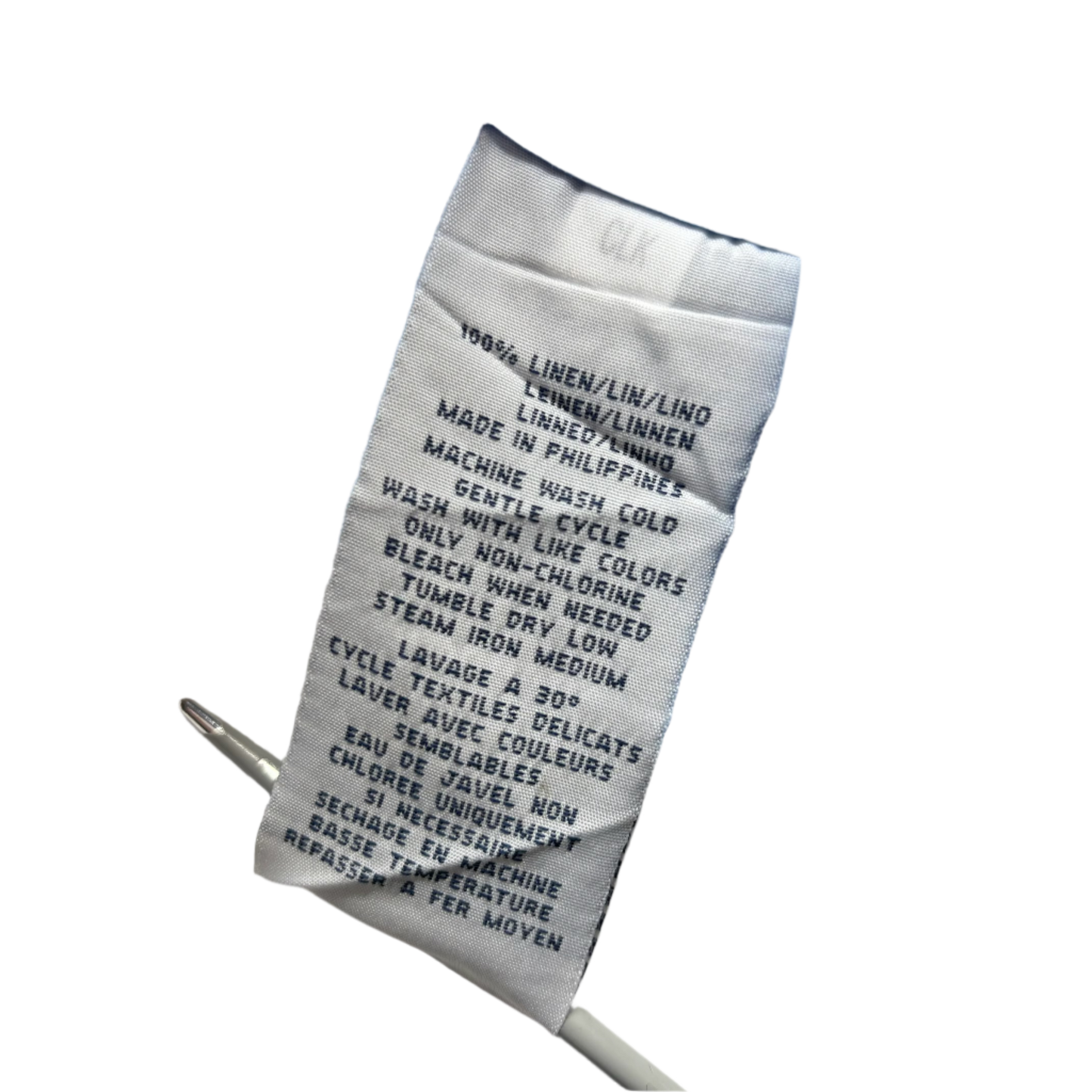 Blue Linen Ellington Shirt - S