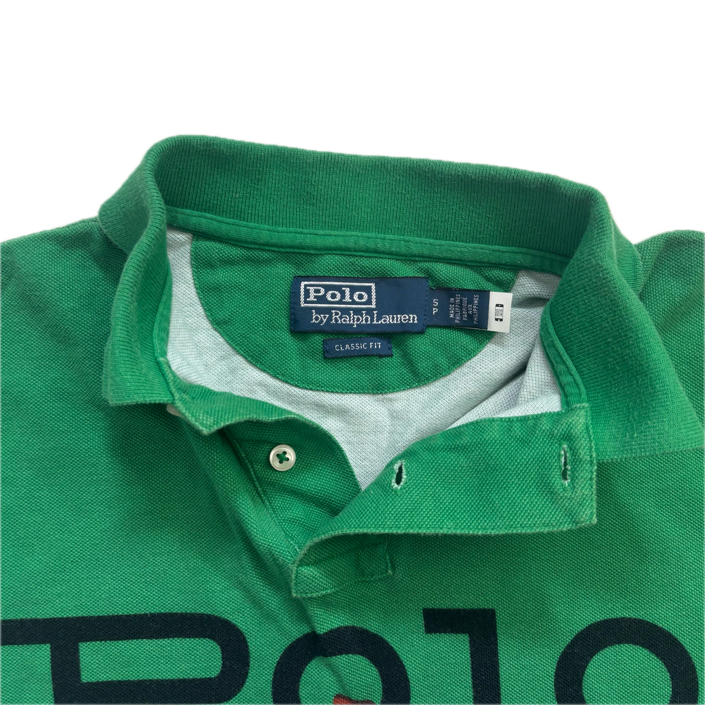 Polo Ralph Lauren Green Match Graphic Polo Shirt - S