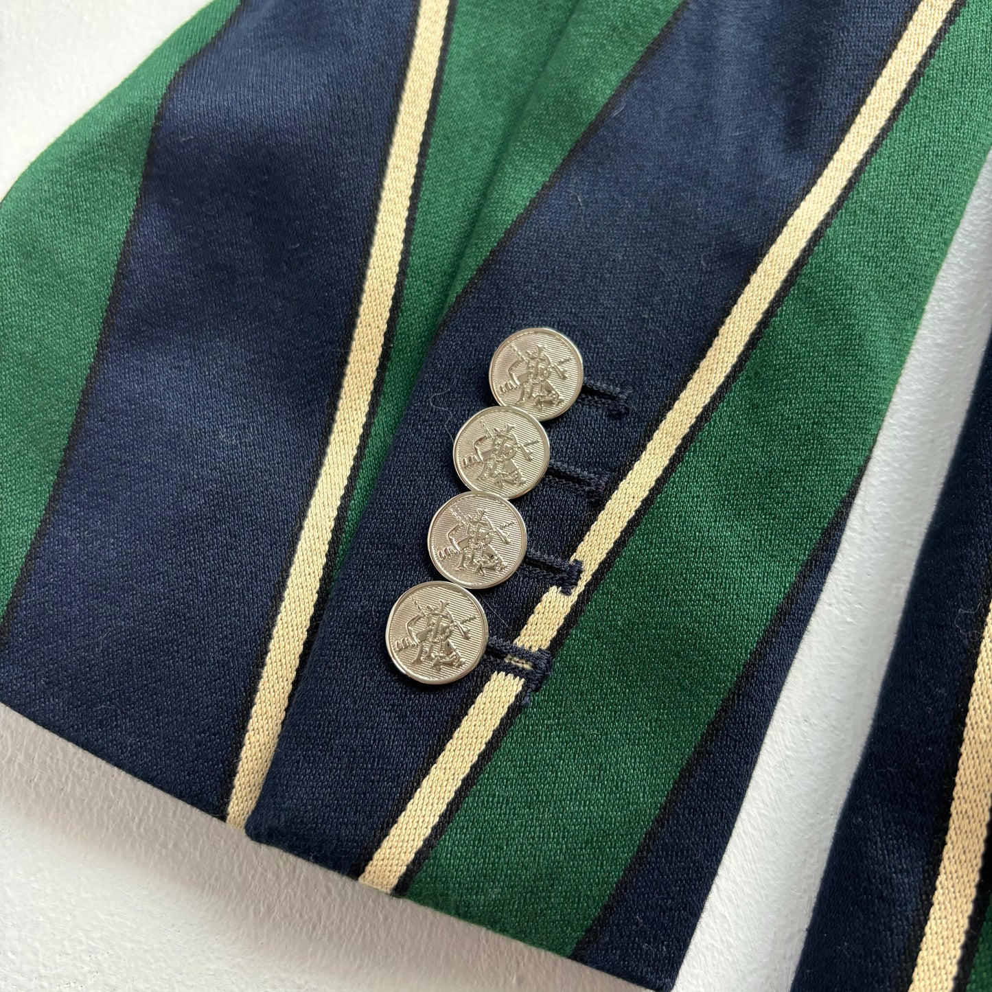 Navy Green Rowing Club Blazer Sports Jacket - 46