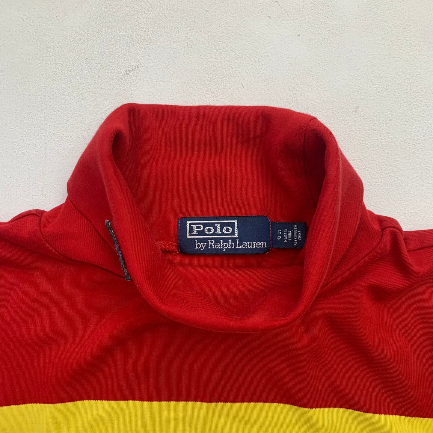 Polo Ralph Lauren Climb Hi-Tech Roll Neck Shirt Sweatshirt Retro - S