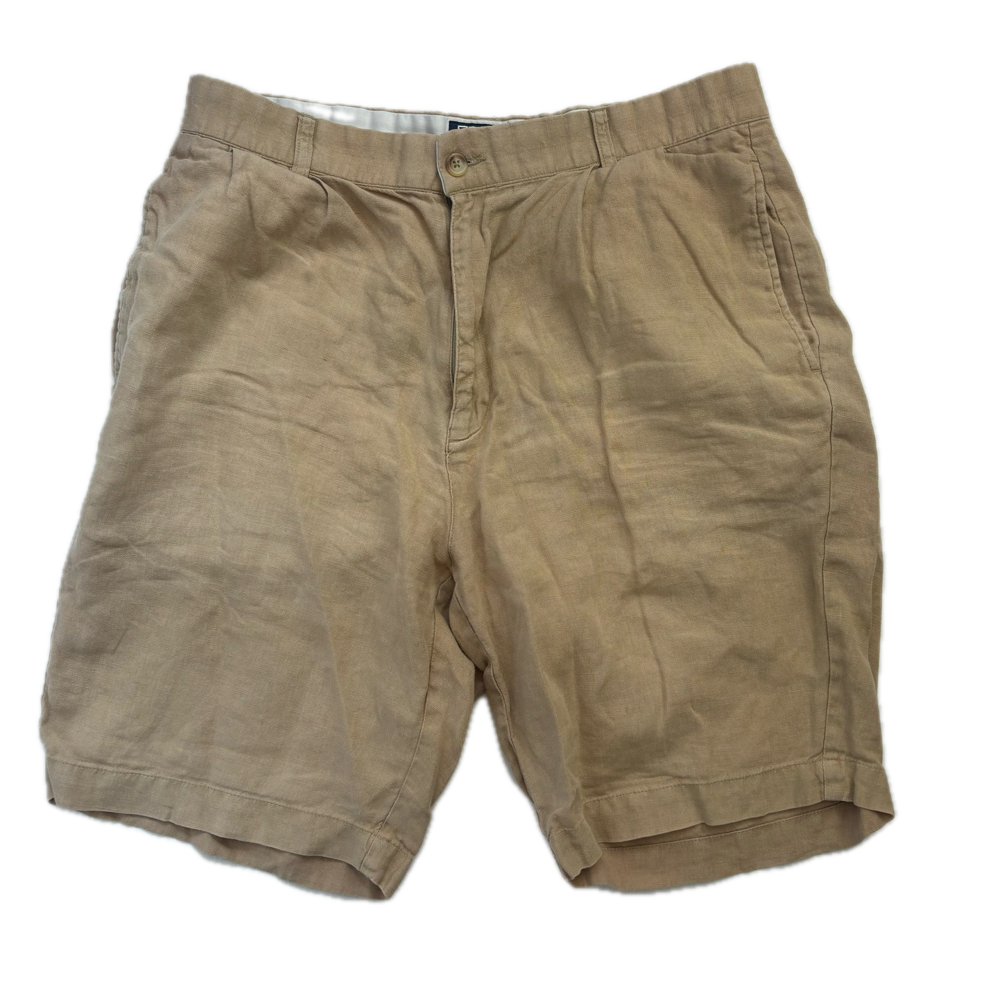 Polo Ralph Lauren Beige Linen Shorts Willis - 31.5"