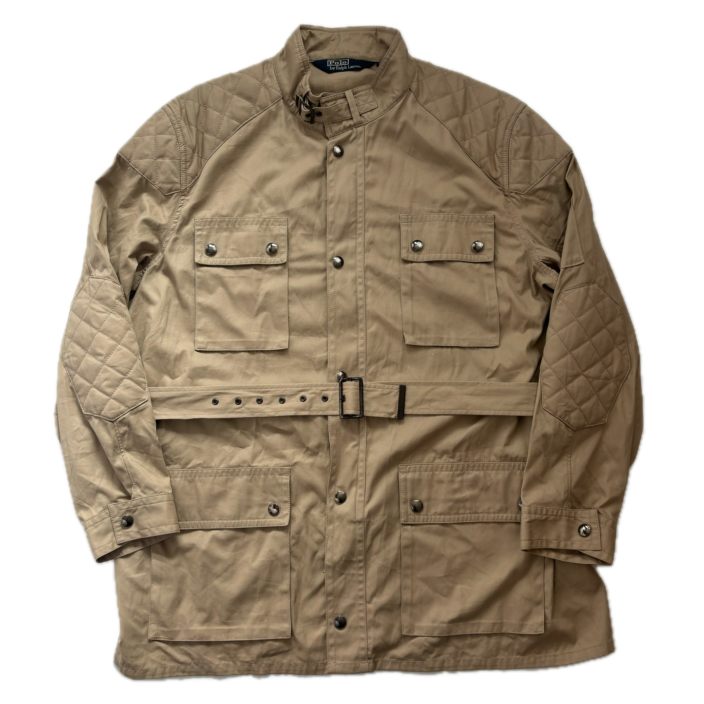 Polo Ralph Lauren Belted Beige Safari Jacket - XXL