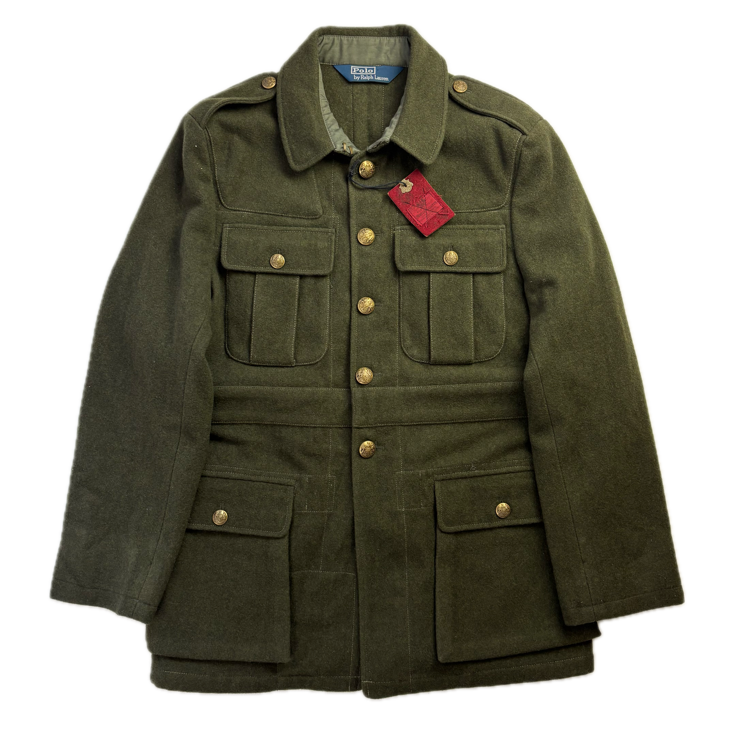 Polo Ralph Lauren Green British Army Service Dress Jacket - L