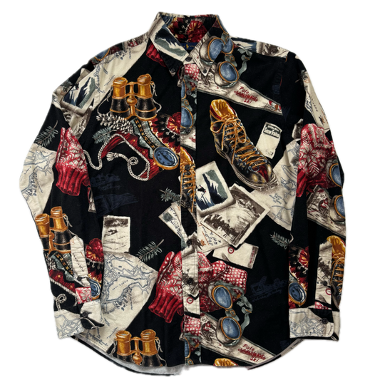 Polo Ralph Lauren Retro Ski Boots Graphic Shirt - L