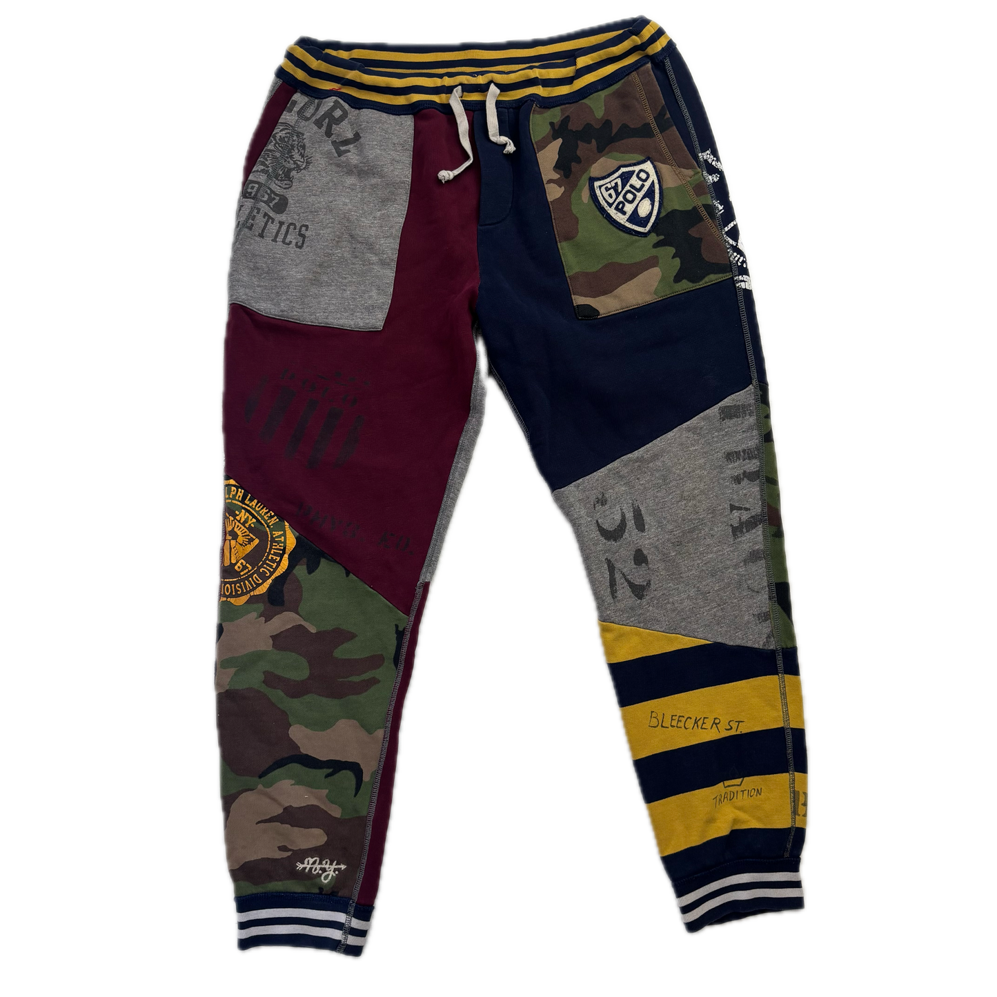 Polo Ralph Lauren Varsity Patchwork Joggers Track Pants - L