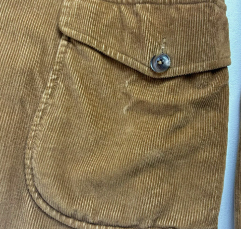Polo Ralph Lauren Tan Corduroy Norfolk Blazer Sportscoat - 42R