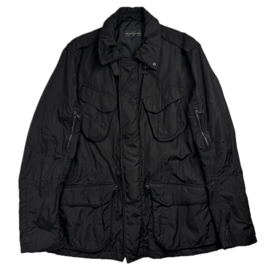 Black Label Utility Jacket Black Field Parka - L