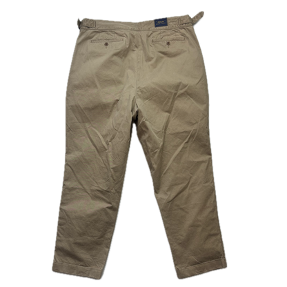 Polo Ralph Lauren Beige Whitman Officer Ghurka Military Trouser Chino Pants - 40x32