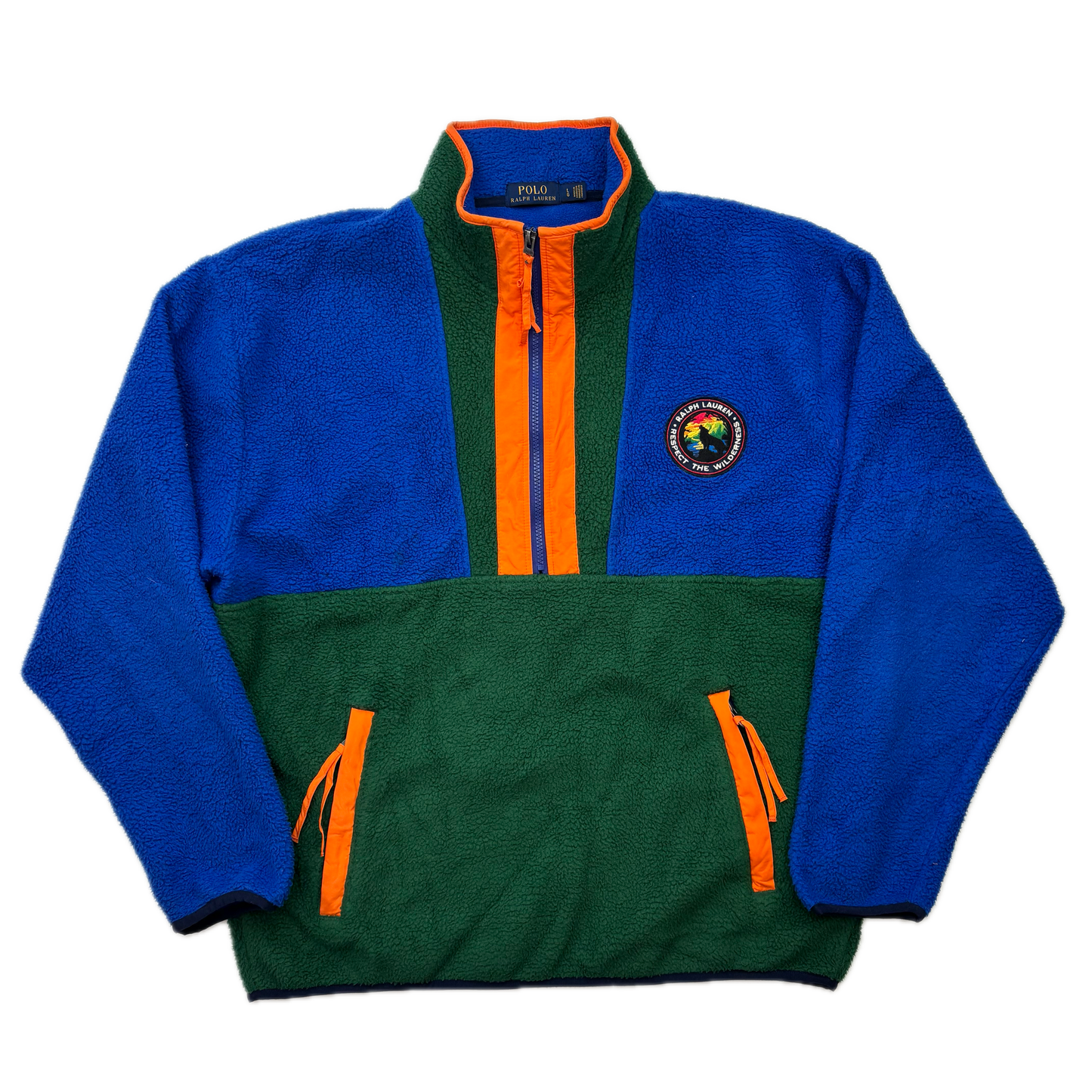 Polo Ralph Lauren Sportsman Wilderness Patch 1/4 Zip Fleece - L