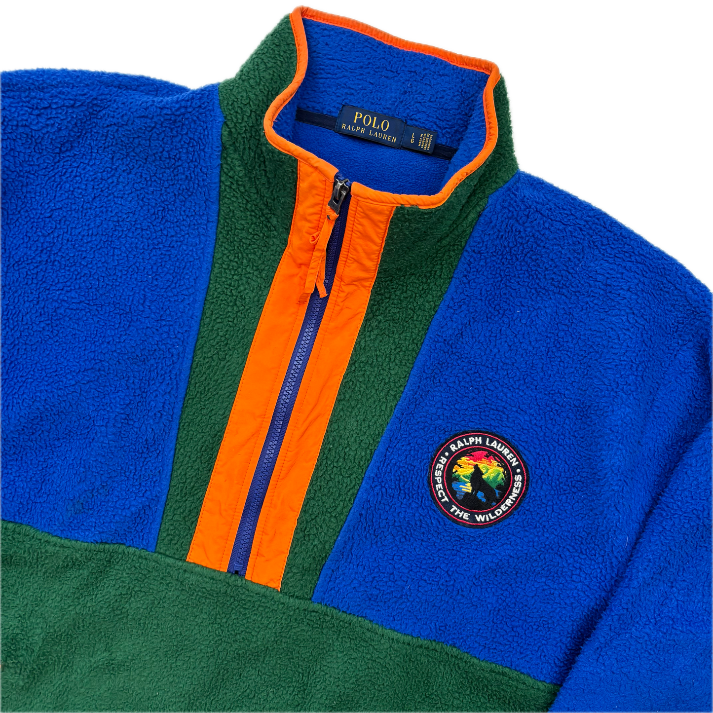 Polo Ralph Lauren Sportsman Wilderness Patch 1/4 Zip Fleece - L