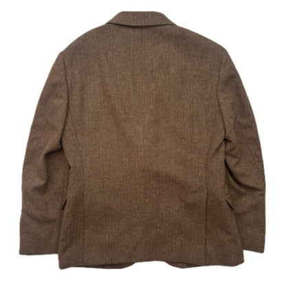 Polo Ralph Lauren Brown Herringbone Blazer (Wool Polyester Nylon) - 40S
