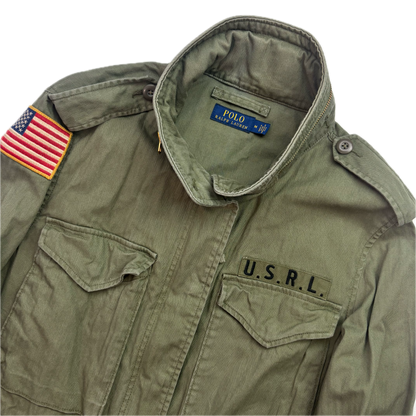 Polo Ralph Lauren Green Army Military Field Jacket - M