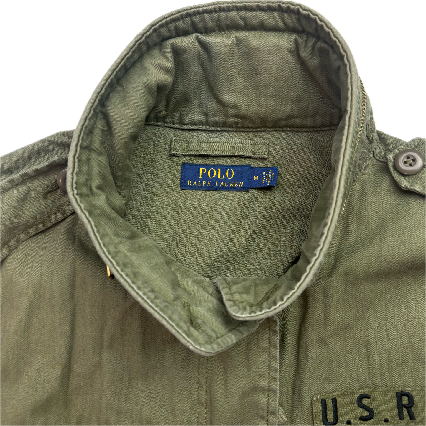 Polo Ralph Lauren Green Army Military Field Jacket - M