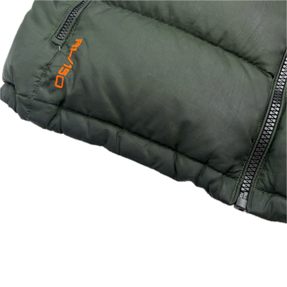 Polo Ralph Lauren Green Black Body Warmer Gilet Down Vest - M
