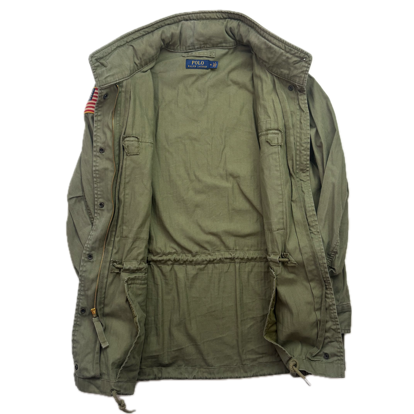 Polo Ralph Lauren Green Army Military Field Jacket - M
