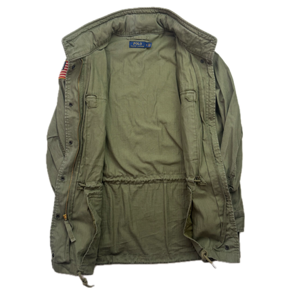 Polo Ralph Lauren Green Army Military Field Jacket - M