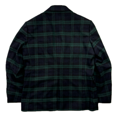 Polo Ralph Lauren BlackWatch Green Navy Tartan Modern Fit Blazer Sports Coat - 42R