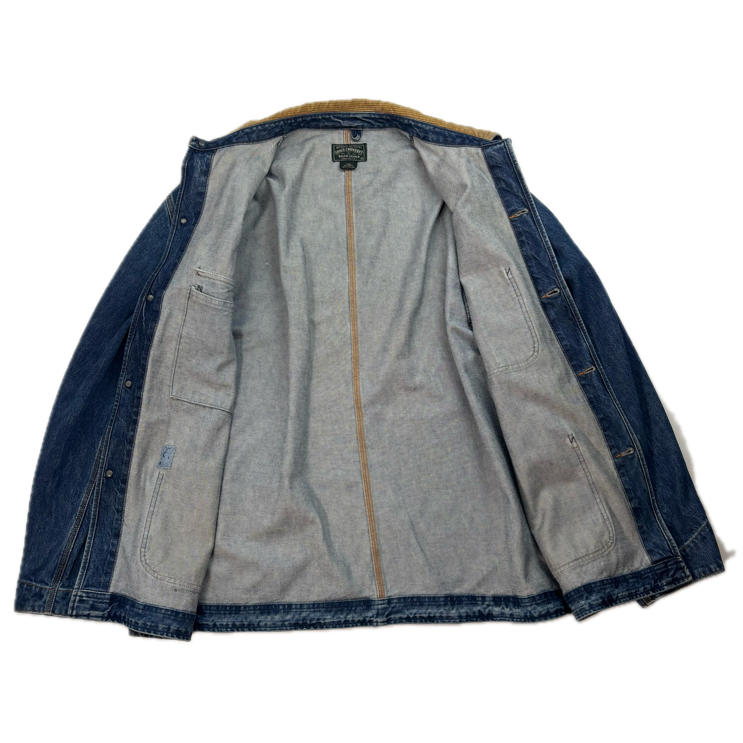 Polo Country Denim Barn Coat Workwear Jacket - XL