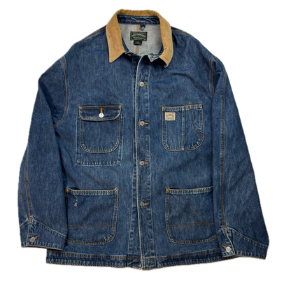 Polo Country Denim Barn Coat Workwear Jacket - XL