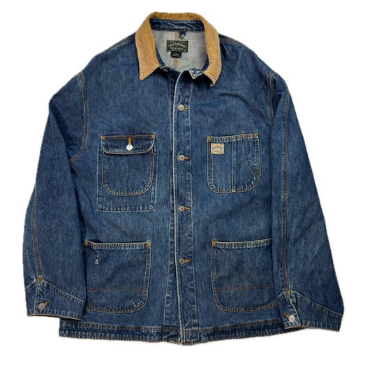 Polo Country Denim Barn Coat Workwear Jacket - XL