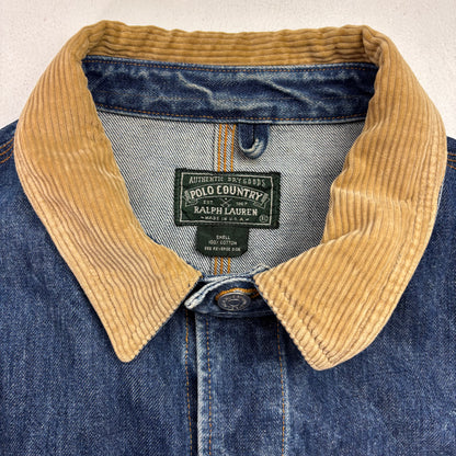 Polo Country Denim Barn Coat Workwear Jacket - XL