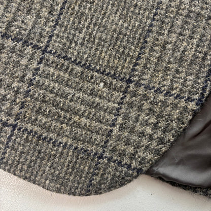 Polo Ralph Lauren Grey Windowpane Tweed Blazer Sports Coat (Wool Alpaca) - 44L