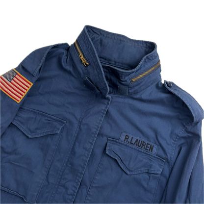 Navy Blue Military Army Parka Jacket  - XL