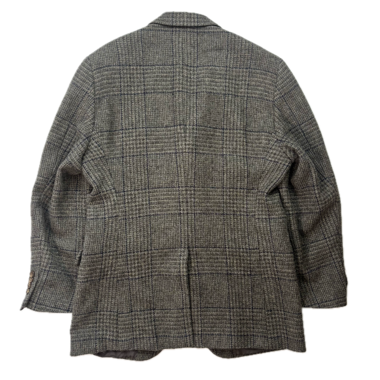 Polo Ralph Lauren Grey Windowpane Tweed Blazer Sports Coat (Wool Alpaca) - 44L