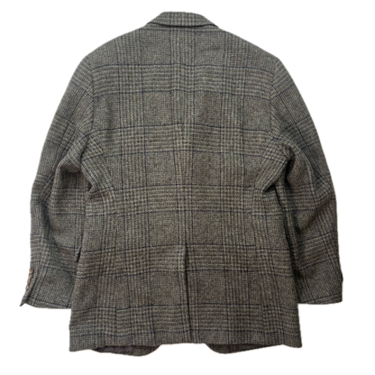 Polo Ralph Lauren Grey Windowpane Tweed Blazer Sports Coat (Wool Alpaca) - 44L