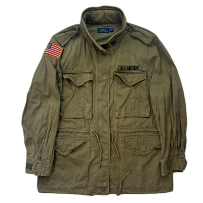 Polo Ralph Lauren Green Army Military Field Jacket - L