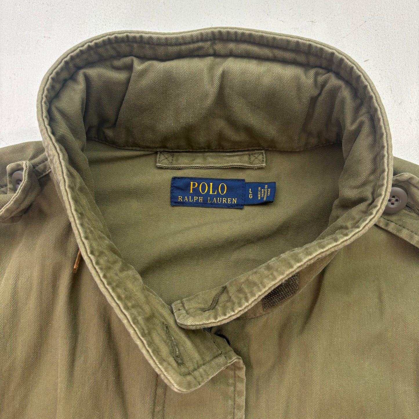 Polo Ralph Lauren Green Army Military Field Jacket - L