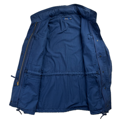 Navy Blue Military Army Parka Jacket  - XL