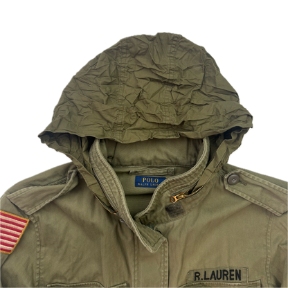Polo Ralph Lauren Green Army Military Field Jacket - L