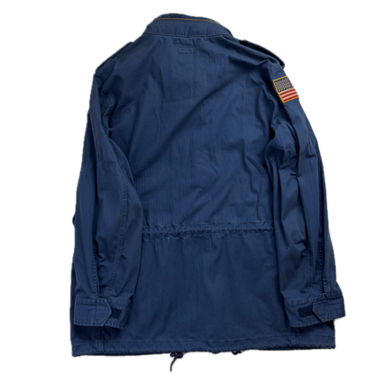 Navy Blue Military Army Parka Jacket  - XL