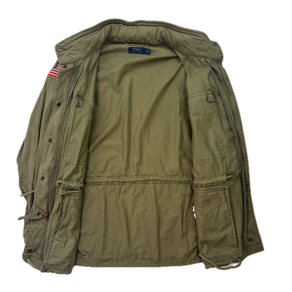 Polo Ralph Lauren Green Army Military Field Jacket - L
