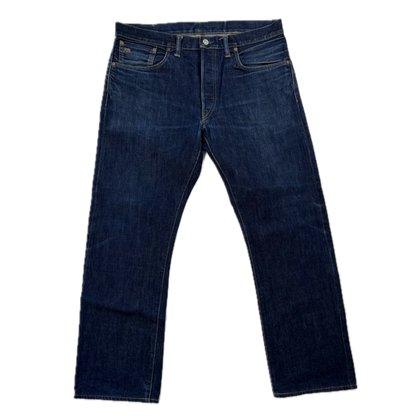 RRL Ralph Lauren Blue Jeans Slim Fit American Woven Selvedge Denim - 36x30