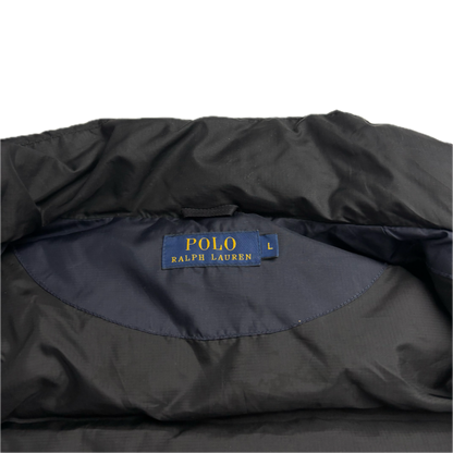 Polo Ralph Lauren Navy Black Body Warmer Gilet Down Vest - L