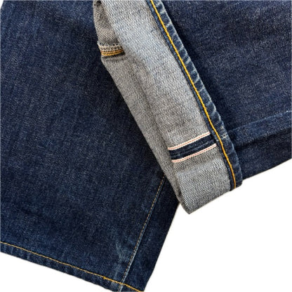 RRL Ralph Lauren Blue Jeans Slim Fit American Woven Selvedge Denim - 36x30