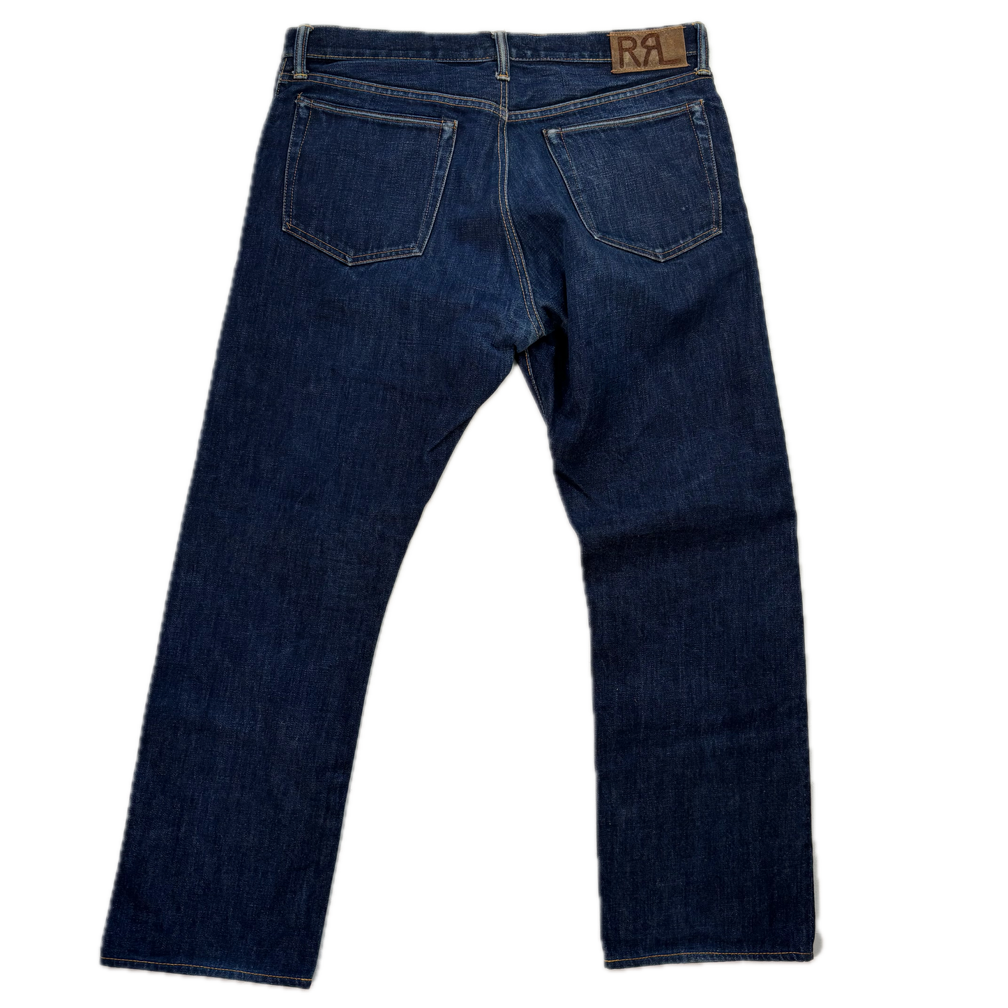 RRL Ralph Lauren Blue Jeans Slim Fit American Woven Selvedge Denim - 36x30
